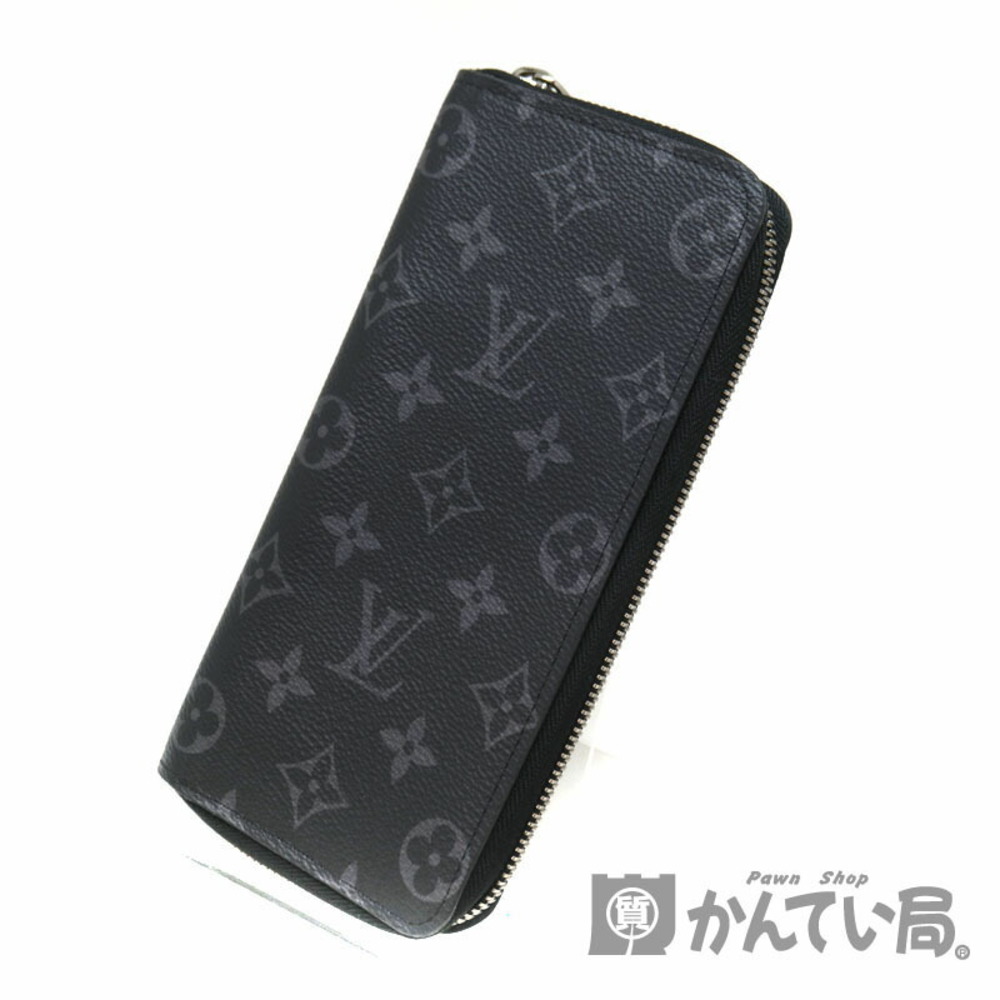 Louis Vuitton Monogram Eclipse Lv Vertical Wallet… - image 1